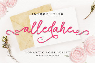 Alledahe: The Perfect Romantic Font for Elegant Design