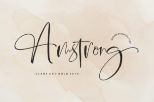 Amstrong Script: A Timeless Choice for Elegant Typography