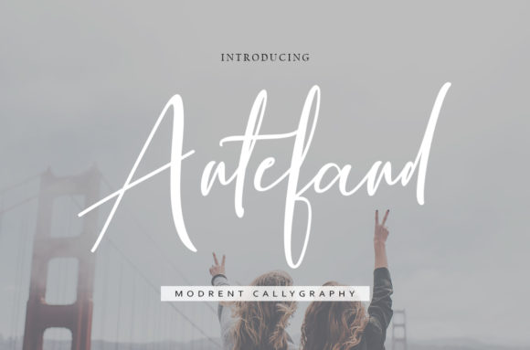 Antefand: A Handwritten Touch for Every Project