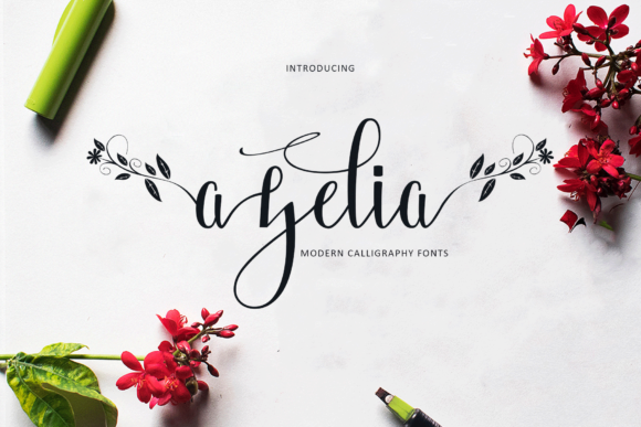 Azelia: A Handwritten Typeface for Creative and Professional Workflows