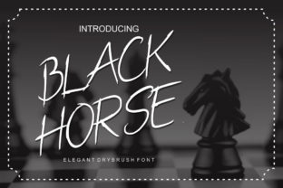 Black Horse: A Bold, Organic Typeface