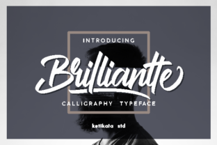 Brilliantte Script: A Dynamic Calligraphy Font for Creative Expression