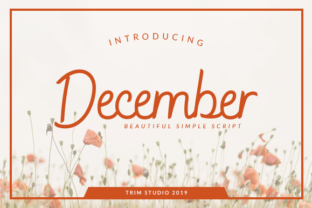 December: A Beautiful Script Font for Personal and Professional Use