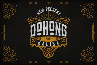 Dohong Kaliba: A Timeless Typeface for Modern Design