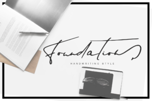 Foundation: A Handmade Calligraphy Font