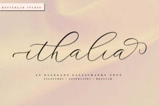 Ithalia Script: A Modern Calligraphy Font