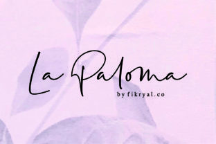La Paloma: A Handwritten Font with Character