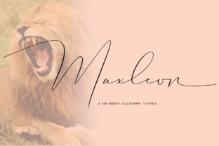 Maxleon: A Handwritten Font for Elegant Design