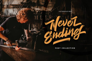 Never Ending: A Vintage Script Font for Creative Expression