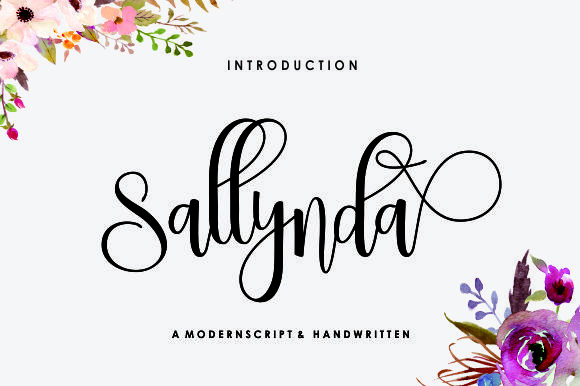 Sallynda Script: A Modern Brush Font for Creative Expression