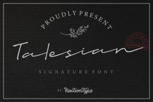 Talesian: A Handwritten Font with Timeless Appeal