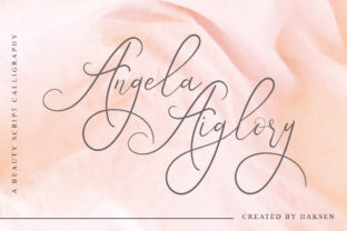 The Angela Aiglory: A Beautiful Calligraphy Script for Creative Expression
