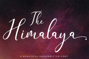 The Himalaya: A Stylish Handwriting Font