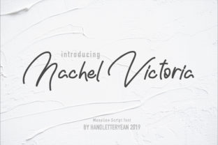 The Nachel Victoria Typeface: A Modern Script for Timeless Design