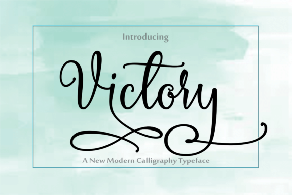 Victory: A Strategic Handwritten Font for Purposeful Design